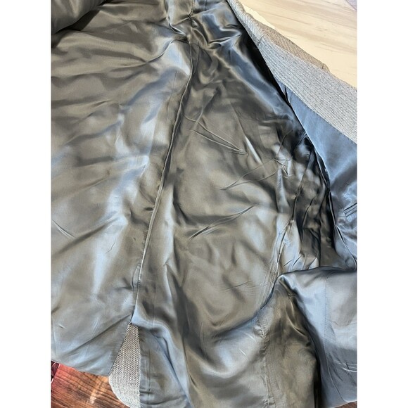 Jos. A. Bank Mens Blazer Gray Herringbone Silk Camel Hair Jacket Sport Coat 43L - Picture 10 of 10